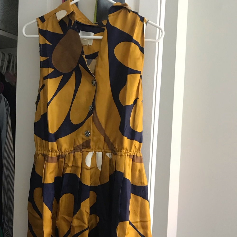Anthropologie Maeve Floral Midi Shirt Dress